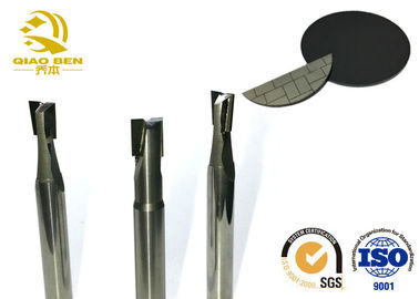 PCD Artificial Polycrystalline Diamond Cutting Double Edge Milling Cutter Ultra Precision