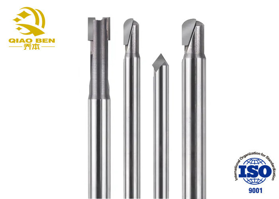 Diamond 2 Flutes Milling Cutter PCD End Mill For Graphite Aluminum Carbon Fiber