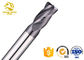 HRC 65  Rounded Edge End Mill Four Edge Carbide Metal Cutting Tools For CNC Process