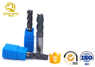 Square Mould Solid Carbide End Mill HRC65 4 Flutes With TiAlN F - Nano Coating